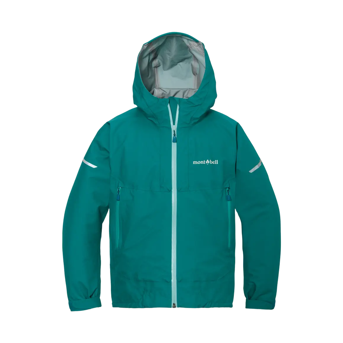 1128749 (Kids) Montbell Storm Cruiser Jacket Turquoise
