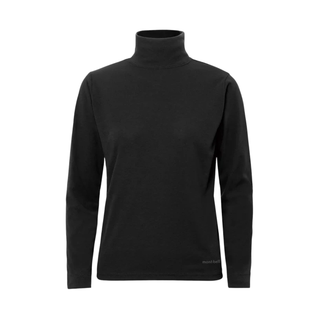 1114825 (W) Montbell Wickron High Neck Shirt Black