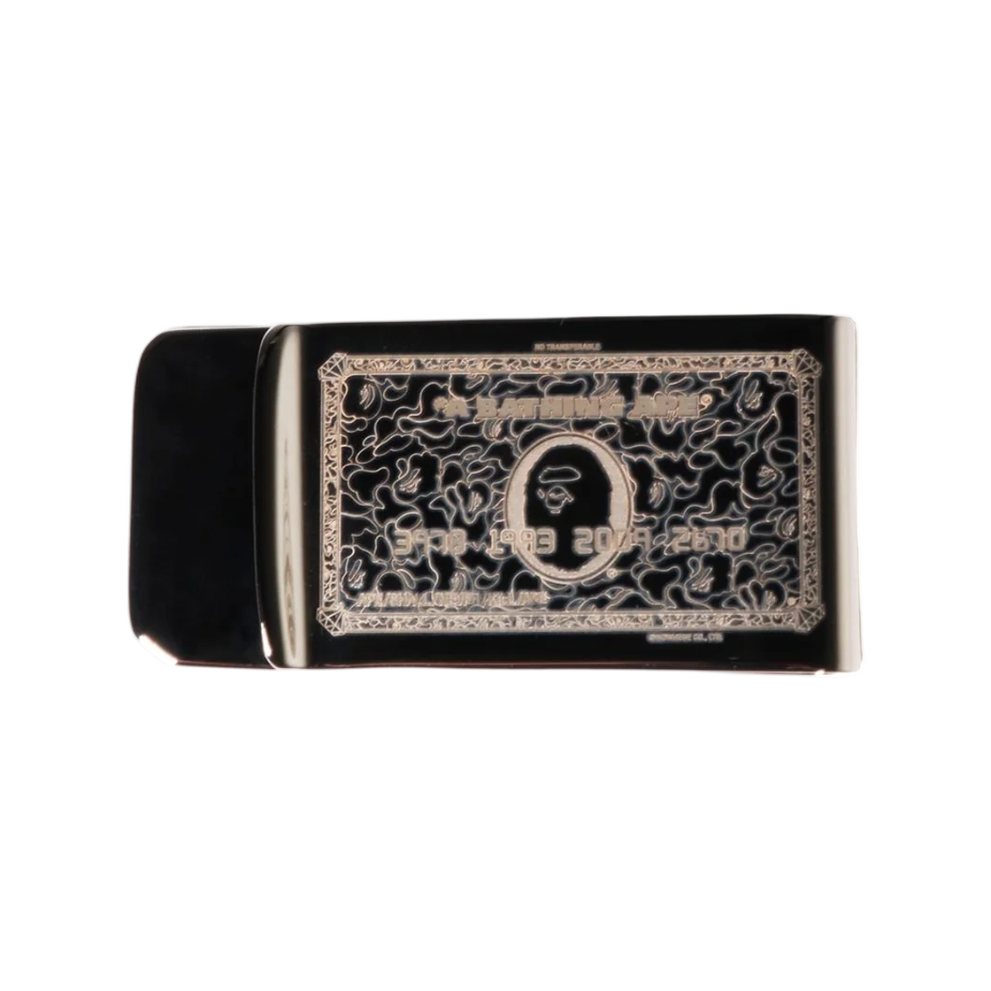 베이프 카드 머니 클립 베이펙 실버(BAPE Card Money Clip Bapec Silver) - 1