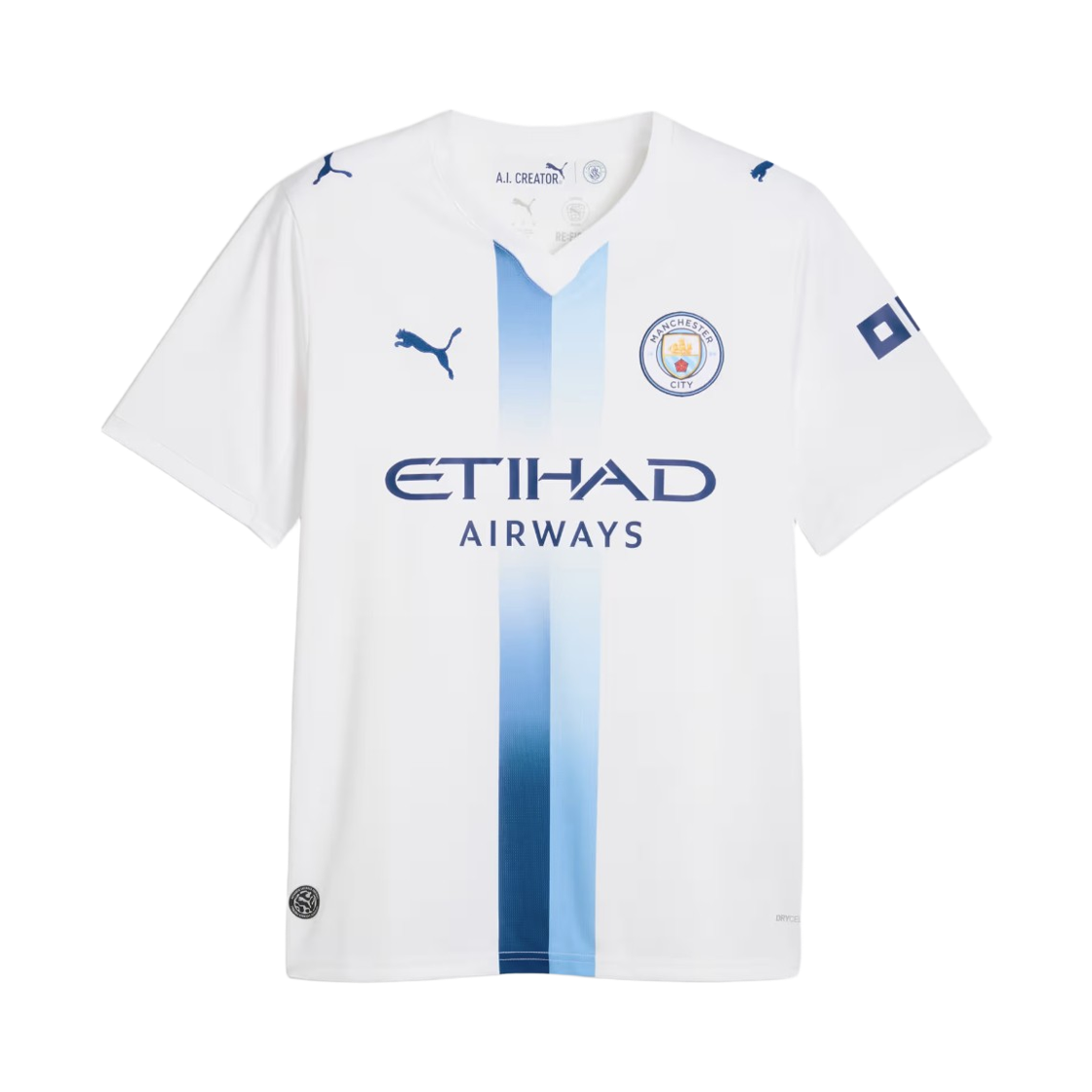 784352-06 Puma Manchester City 2026/27 Third Replica Jersey White Blazing Blue (Non Marking Ver.)