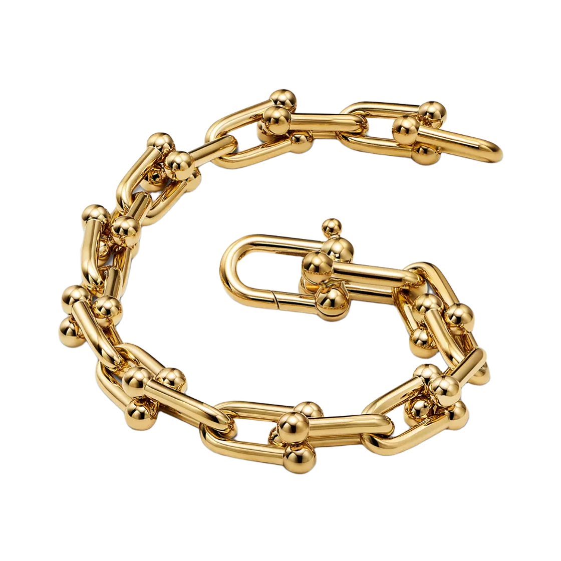 티파니 앤 코 티파니 하드웨어 미디엄 링크 브레이슬릿 옐로우 골드(Tiffany & Co. Tiffany HardWear Medium Link Bracelet Yellow Gold) - 2