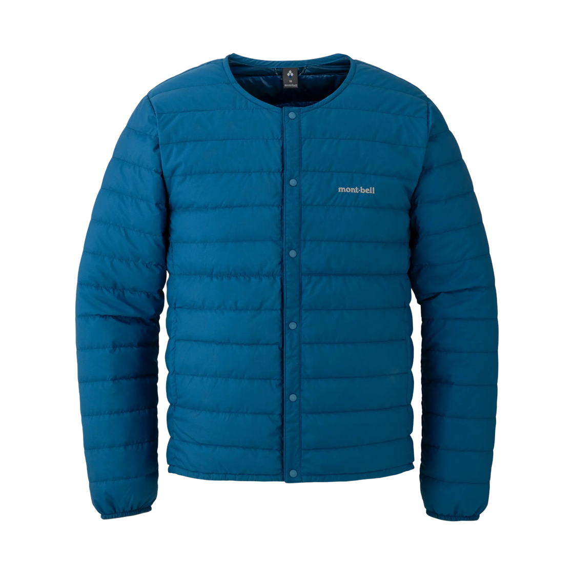 1101666 Montbell Superior Down Round Neck Jacket Blue