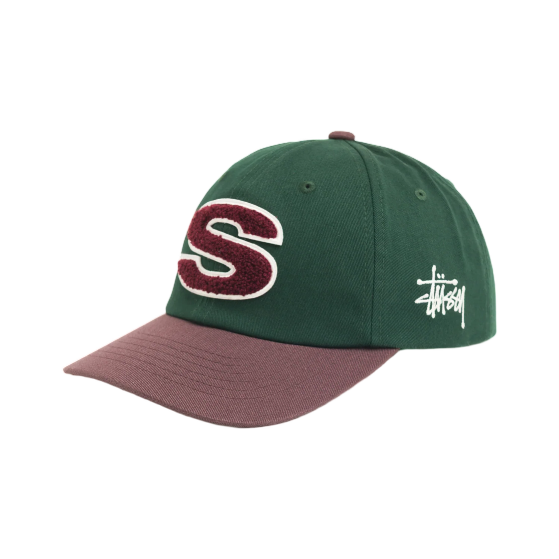스투시 셔닐 S 스냅백 캡 스프러스(Stussy Chenille S Snapback Cap Spruce) - 2