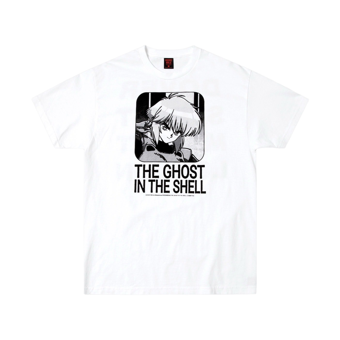 긱스 룰 x 고스트 인 더 쉘 포 도버 스트리트 마켓 실크스크린 프린팅 티셔츠 화이트(Geeks Rule x The Ghost In The Shell For DSM Silkscreen Printing T-Shirt White)