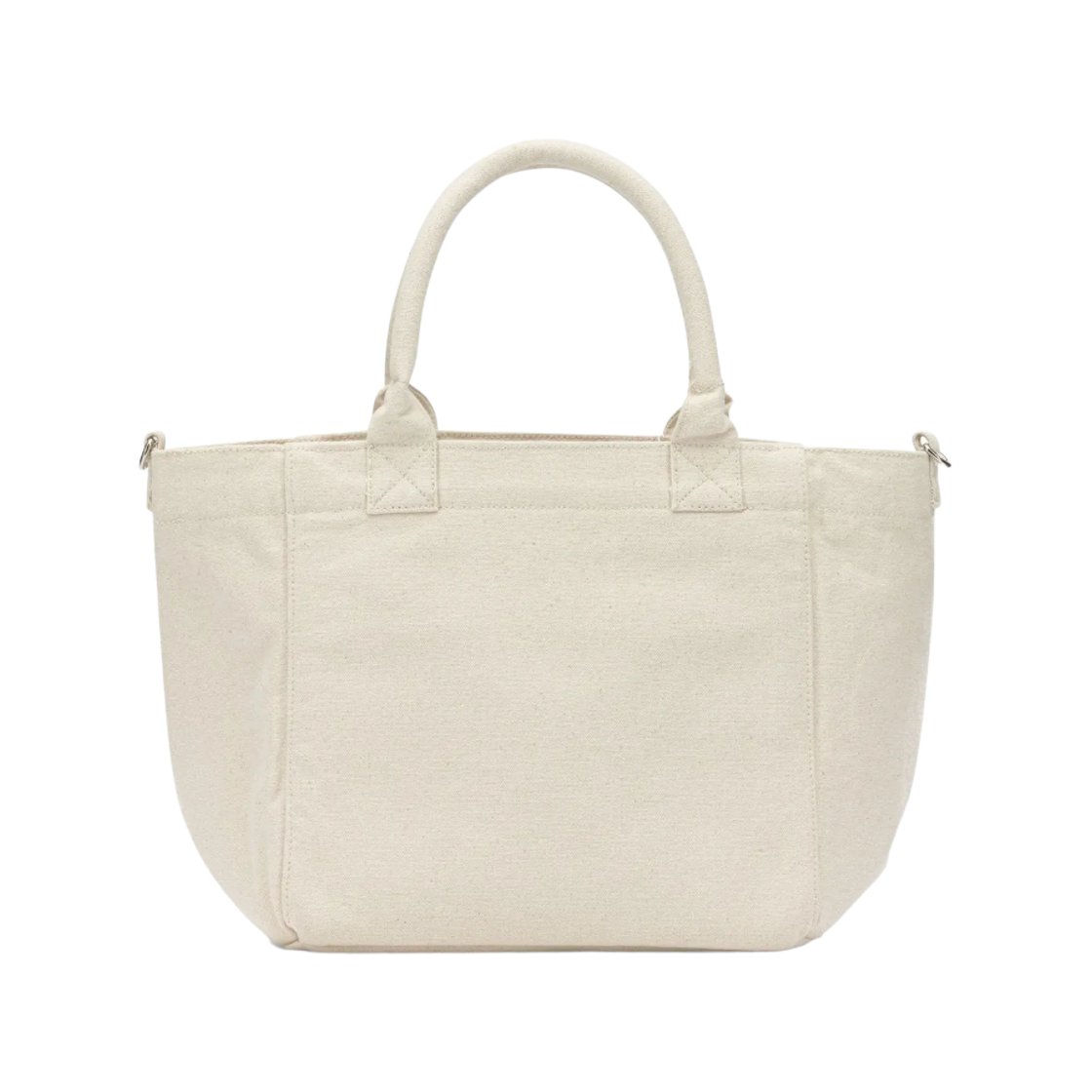 가니 이지 포니 미디움 토트백 에그렛(Ganni Easy Pony Medium Tote Bag Egret) - 2