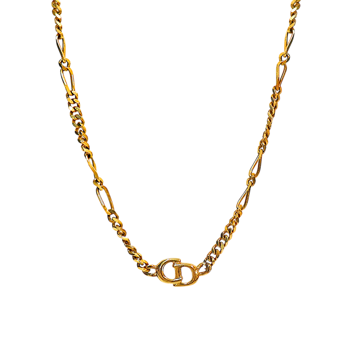 IT4R32OHGLR6 Dior CD Chain Gold Necklace