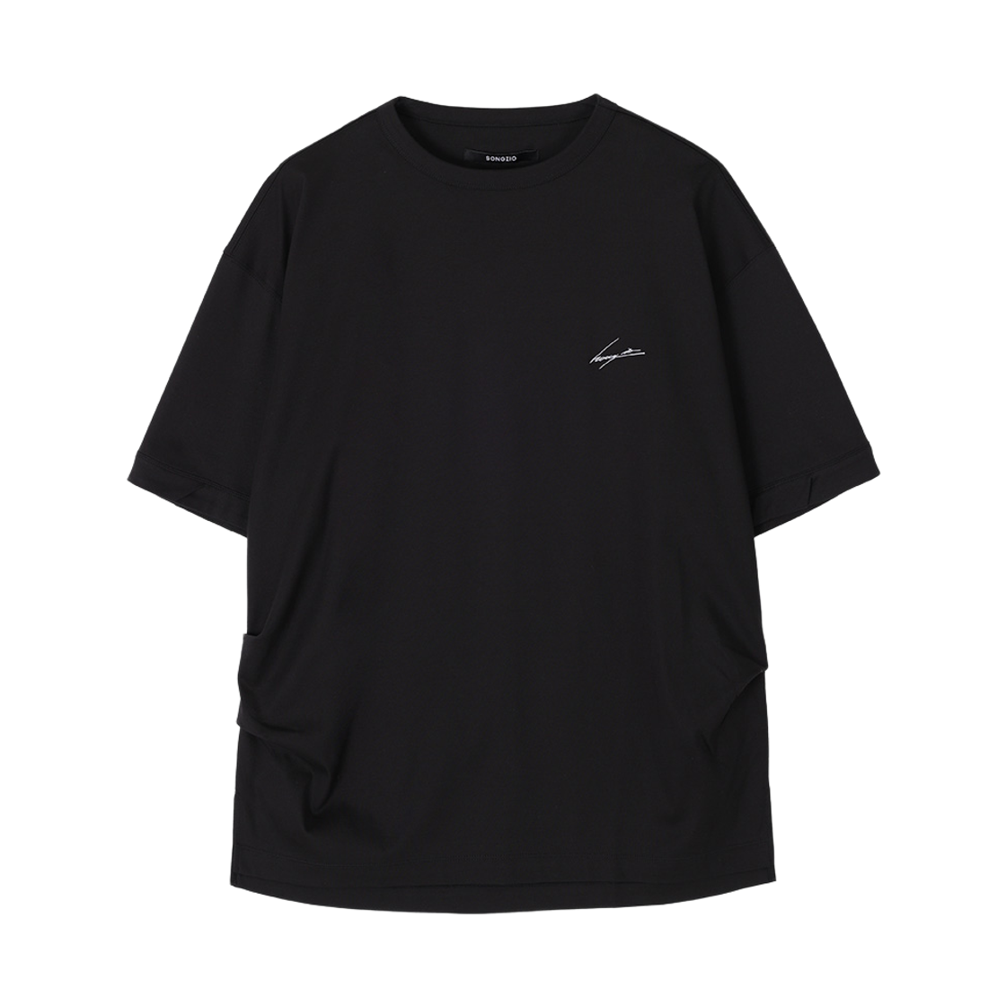 SI5TS750BK SONGZIO COLLECTION Chariot Embroidered T Shirt Black