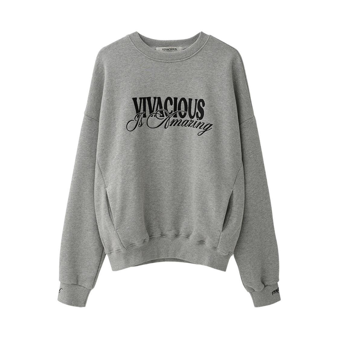VV51TS08GR VIVACIOUS Vv Amazing Sweatshirt Grey