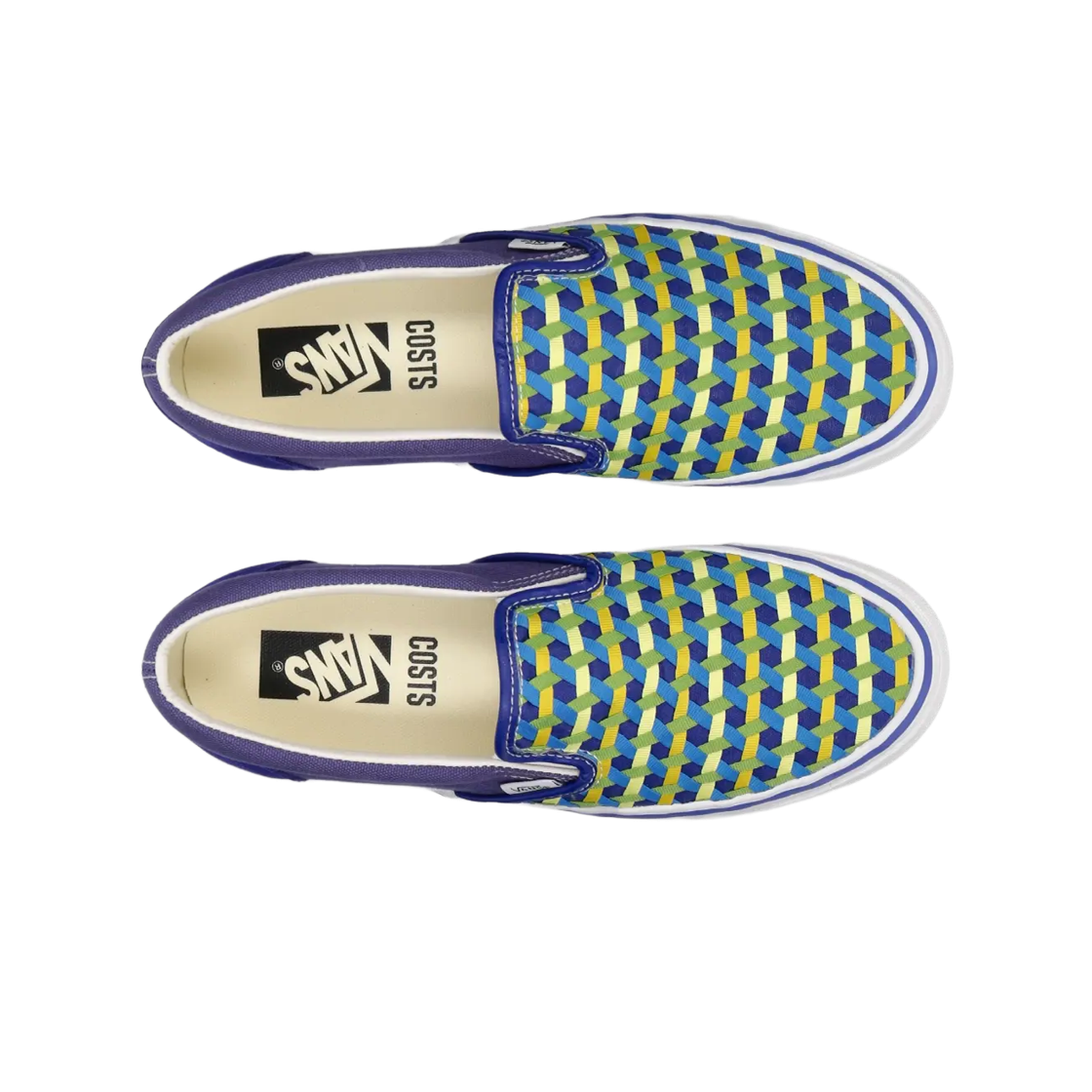 반스 x 코스츠 LX 클래식 슬립온 98 로얄 코발트 페이디드 옐로우(Vans x Costs LX Classic Slip-On 98 Royal Cobalt Faded Yellow) - 2