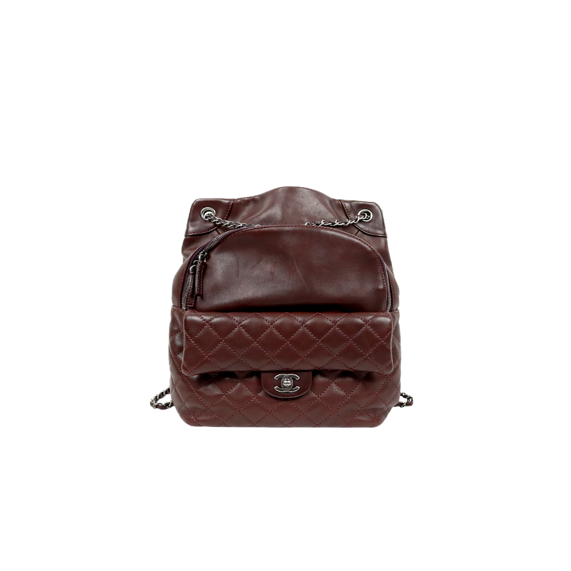 ITH44RUMUIBP Chanel Burgundy Pocket Backpack