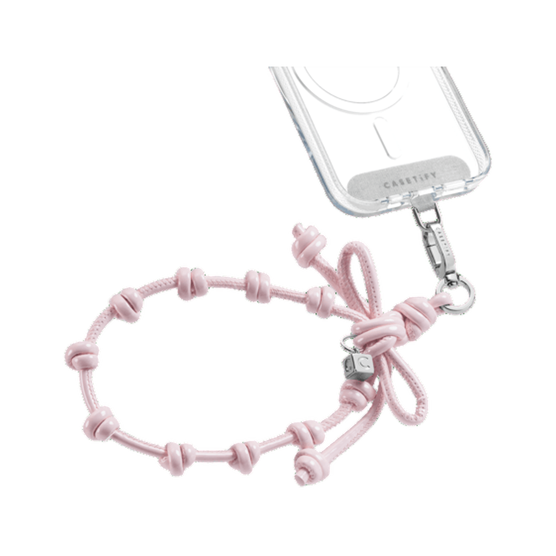- Casetify x G-DRAGON Ribbon Phone Wristlet Blush Pink