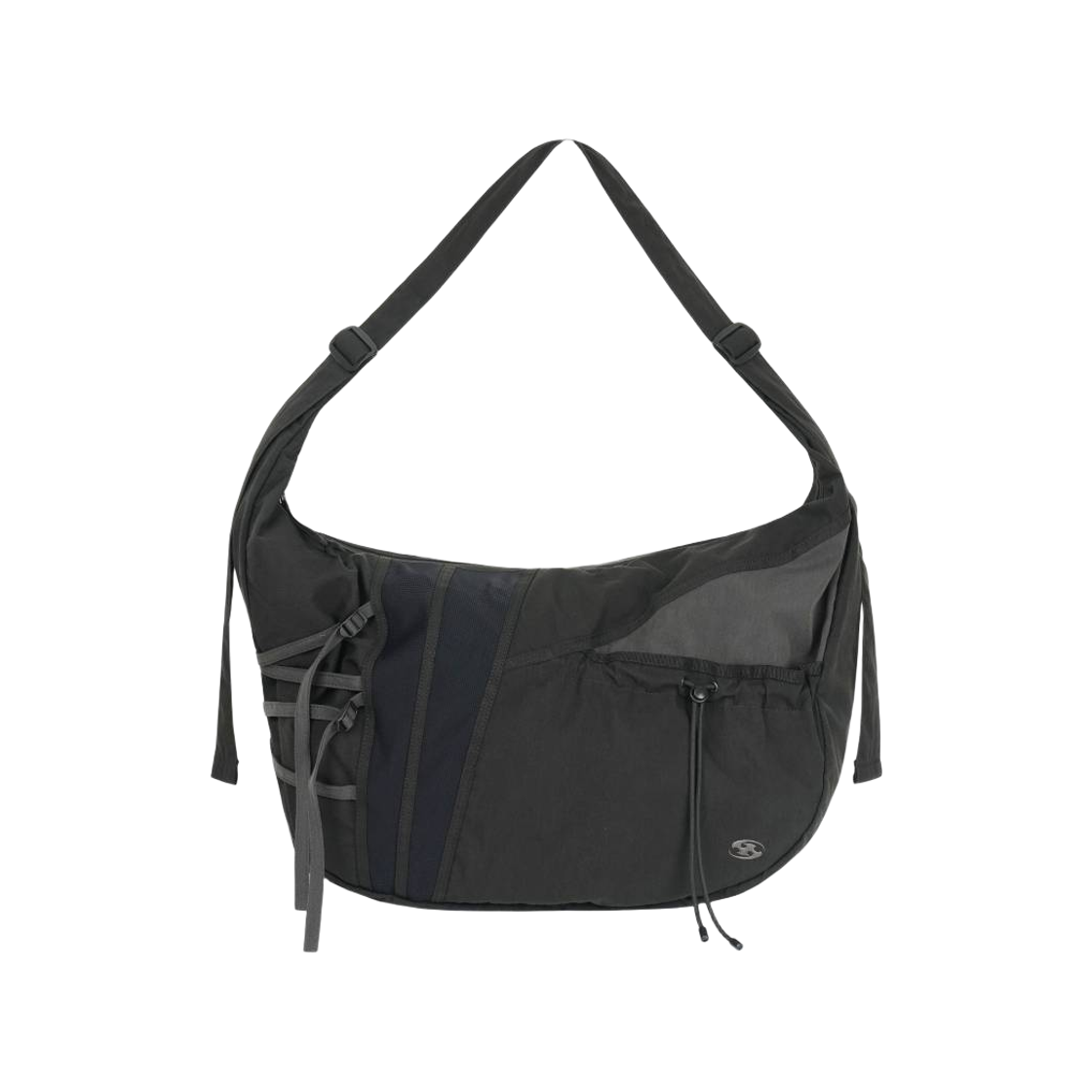 산산기어 크로스 바디 백 블랙(Sansan Gear Cross Body Bag Black)
