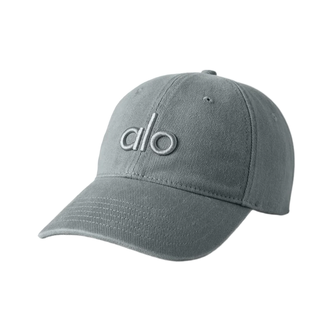 A0497U Alo Yoga Washed Off Duty Cap Monument Wash