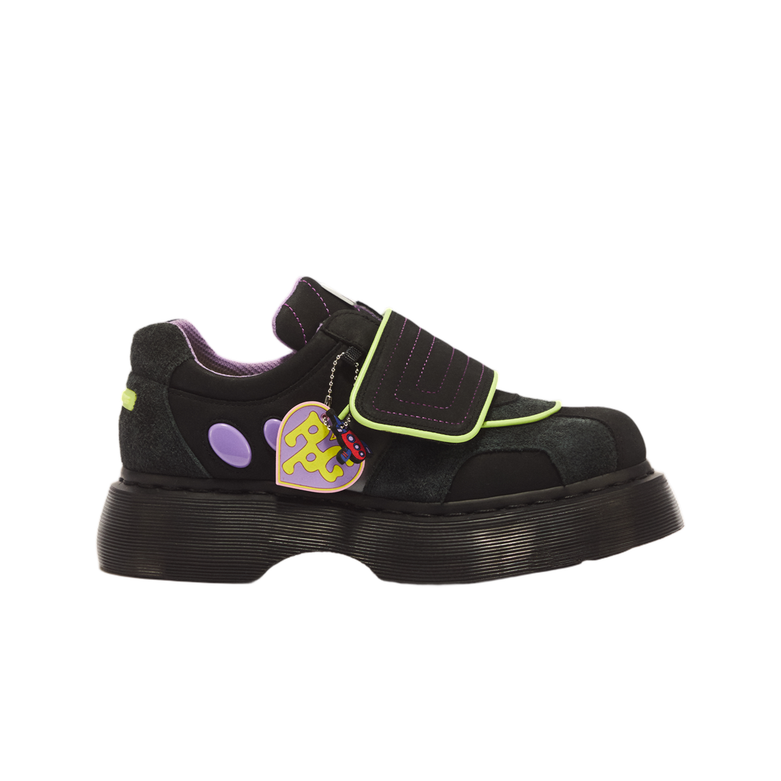 43475001 Dr. Martens Buzz Strap Powerpuff Girls Shoe Black Gunmetal