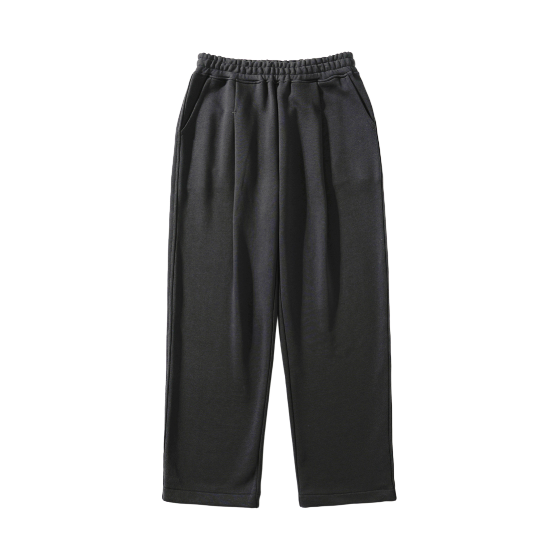 KHLP1429_charcoal_29 FP142 Daily core one tuck sweat pants charcoal KHLP1429