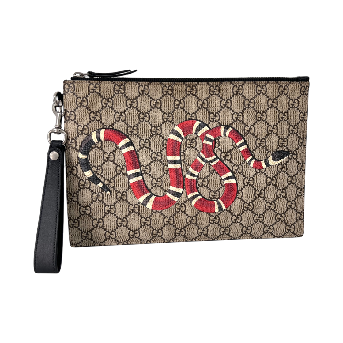 구찌 스네이크 GG 수프림 클러치백(Gucci Snake GG Supreme Clutch Bag)