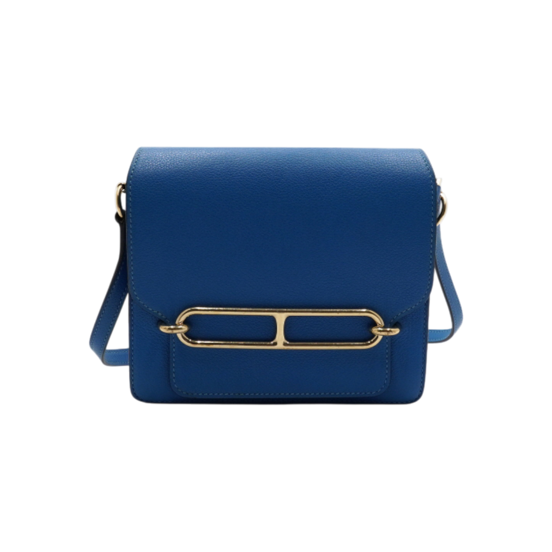 ITK8BEVHS97F Hermes Blue Roulis 18 Shoulder Bag