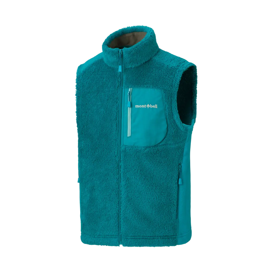 1106699 (Kids) Montbell Climaair Vest Turquoise