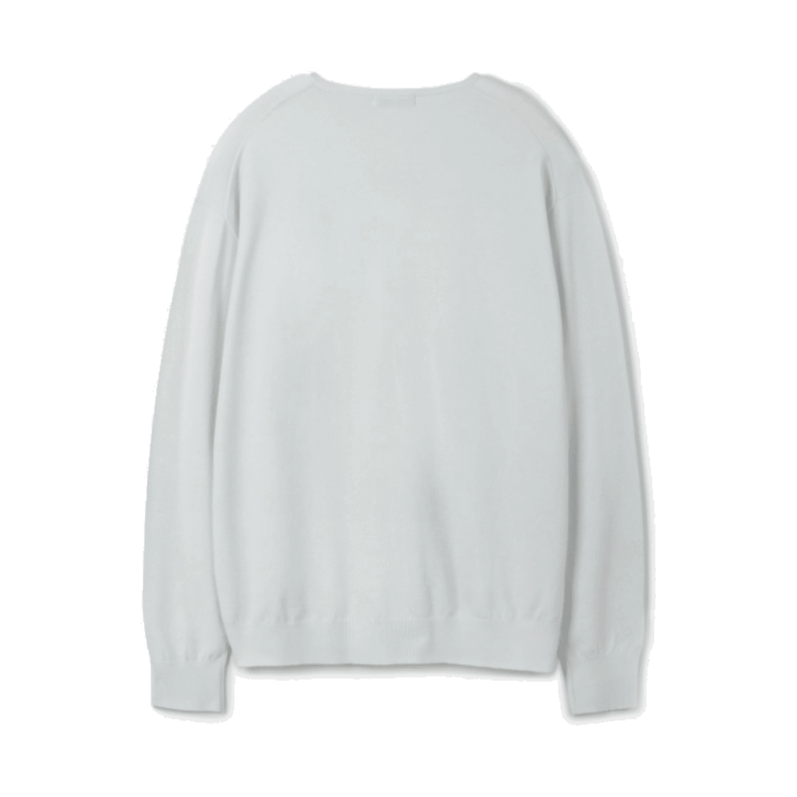 24/7 시리즈 파인 리브드 브이넥 12GG 니트 민트(24/7 series Fine Ribbed V-neck 12GG Knit Mint) - 2