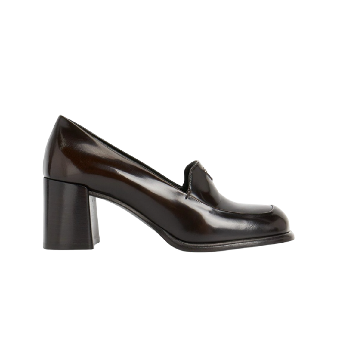1D707O-P39-F0038 (W) Prada Brushed Leather Pumps Sienna