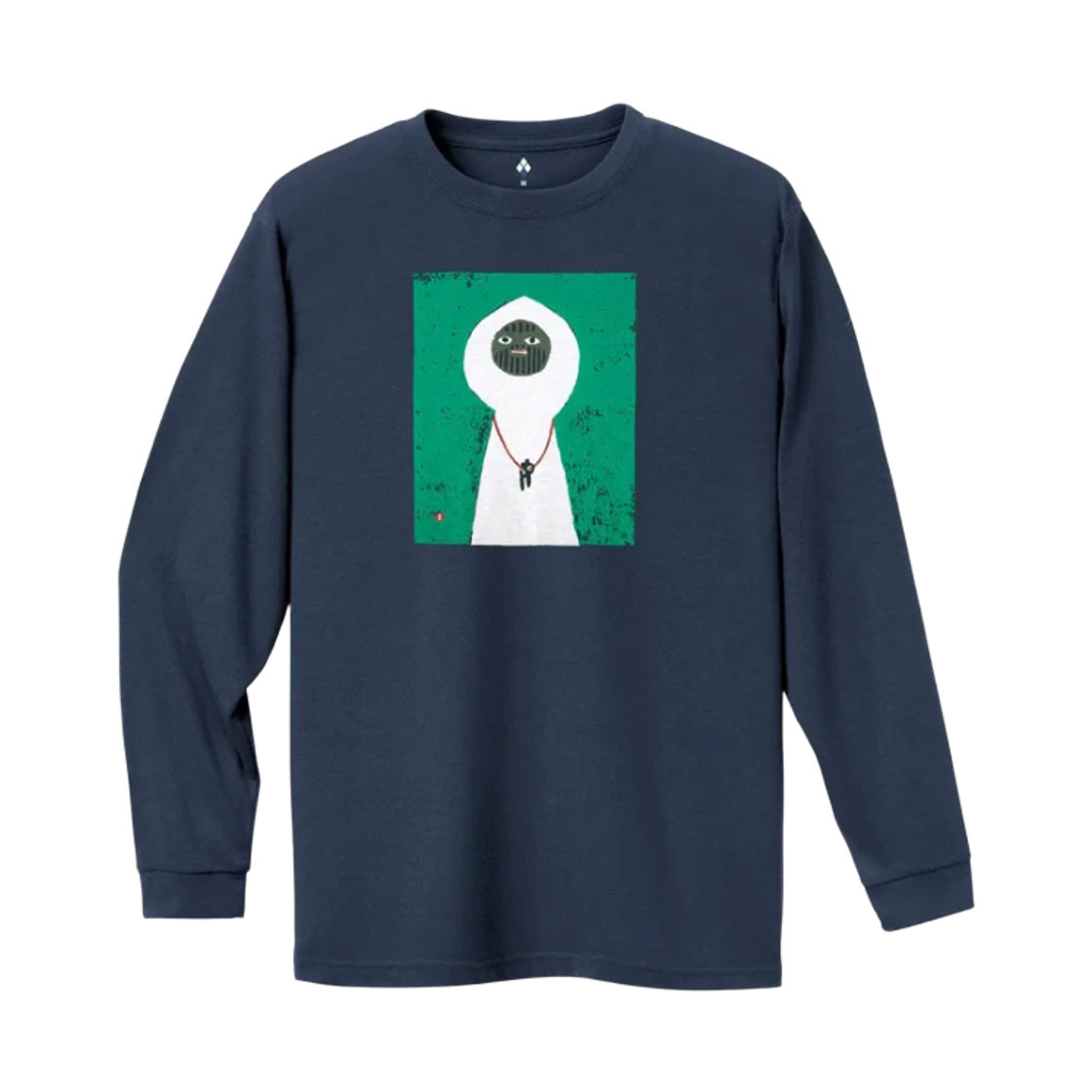 1114771 Montbell Wickron Long Sleeve Shiroi Yamaotoko T-Shirt Navy