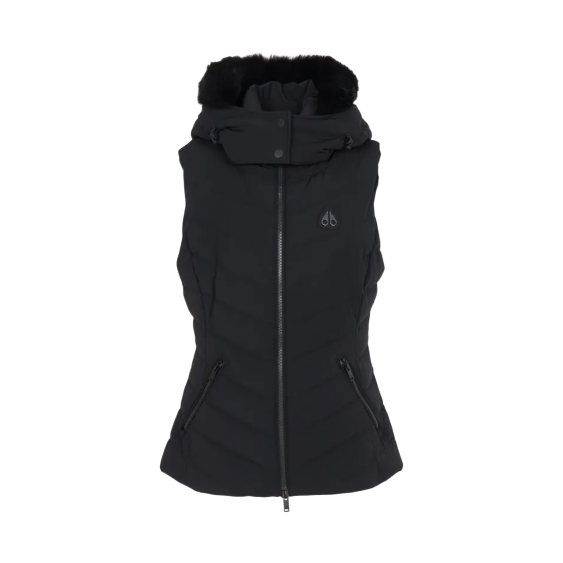 M35LV468S305 (W) Moose Knuckles Elora Down Vest Black