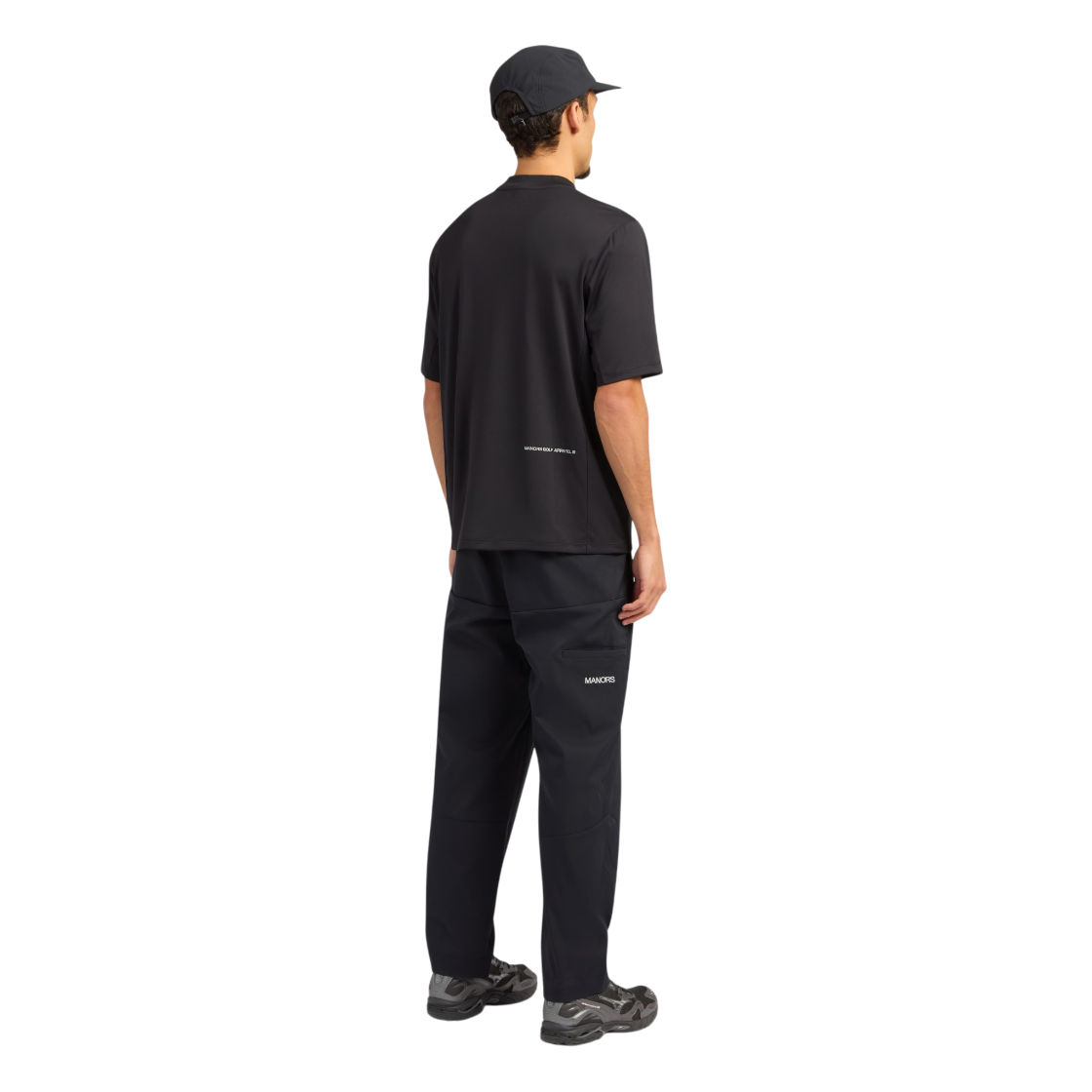 매너스 골프 코스 모크넥 폴로 블랙(Manors Golf Course Mockneck Polo Black) - 3