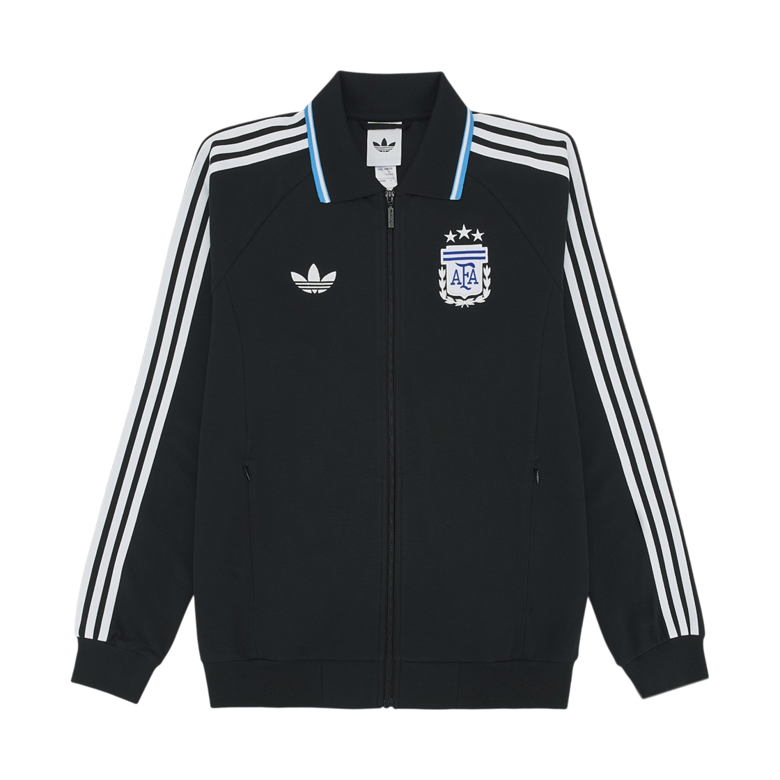 JZ6287 Adidas Argentina Away Anthem Jacket Black - KR Sizing (Non Marking Ver.)