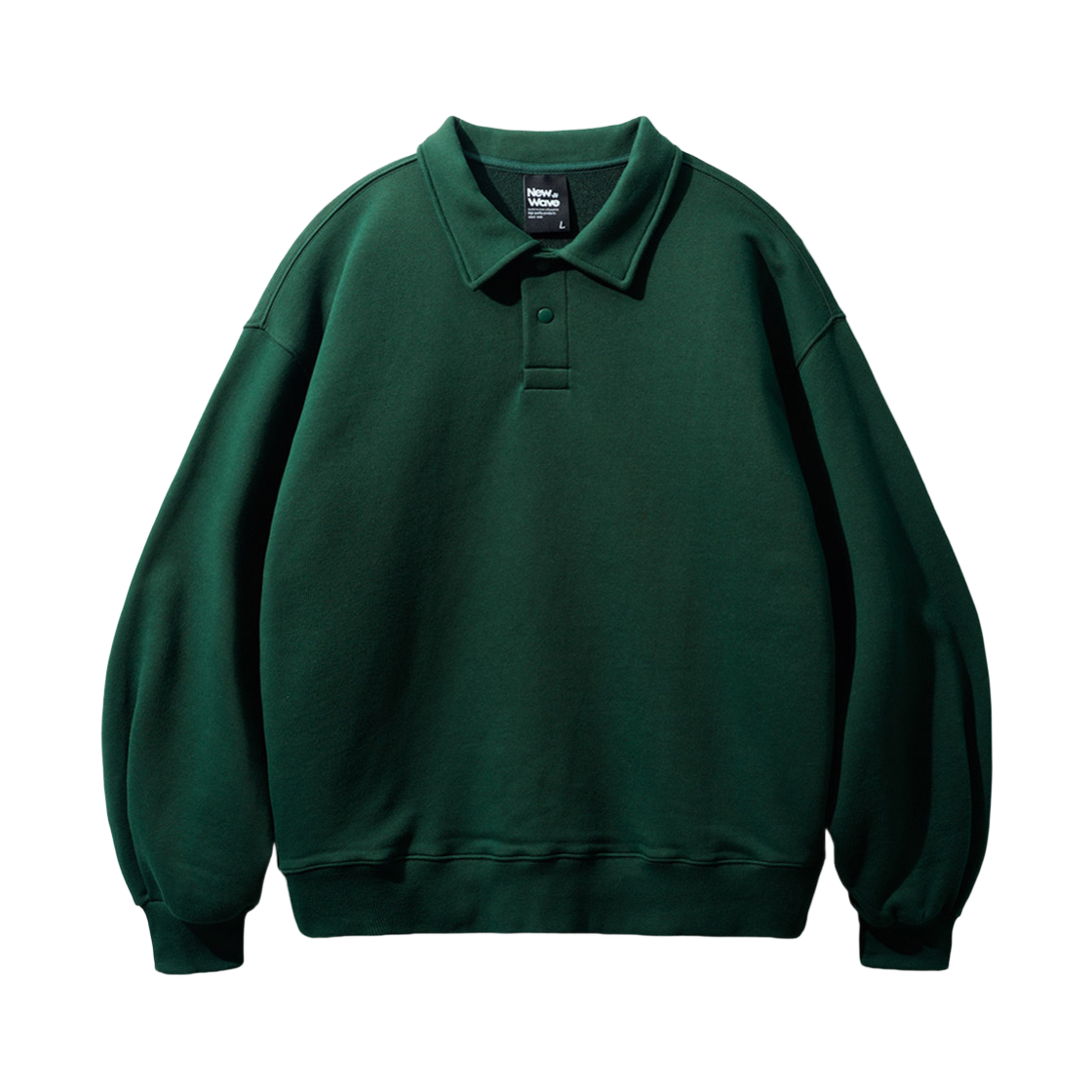 YKMT1485_darkgreen_29 FP142 Comfy collar sweatshirts darkgreen YKMT1485
