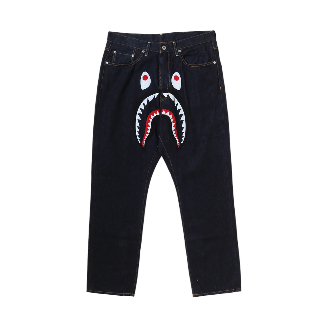- BAPE Shark 13 oz. Denim Pants Black