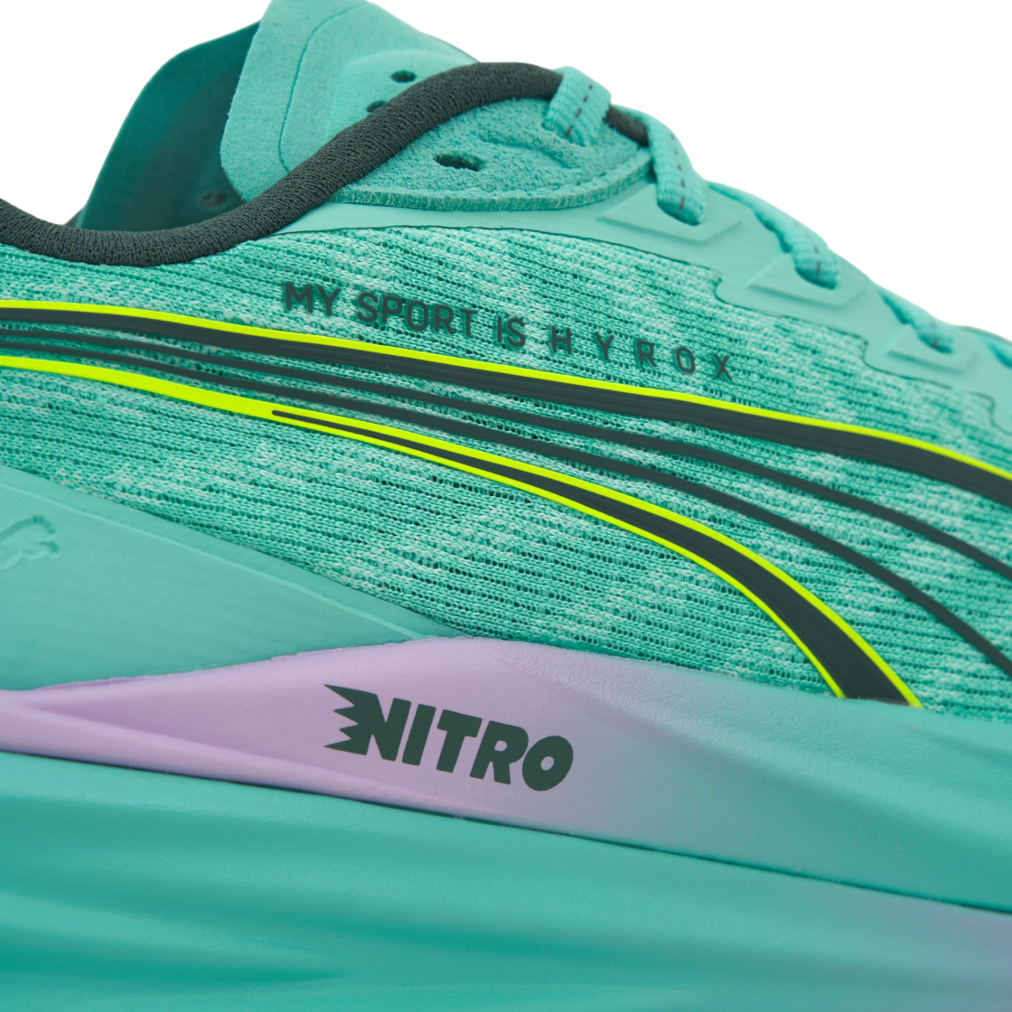 푸마 x 하이록스 디비에이트 나이트로 4 인텐스 민트 라이트 라벤더(Puma x Hyrox Deviate Nitro 4 Intense Mint Light Lavender) - 8