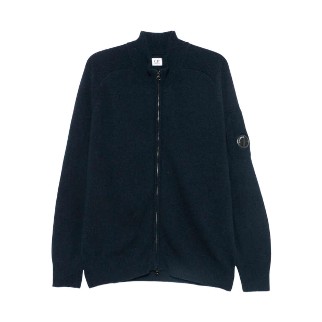 21CMKN088A110149A888 C.P. Company Zip Up Cardigan Eclipse Blue - 26FW