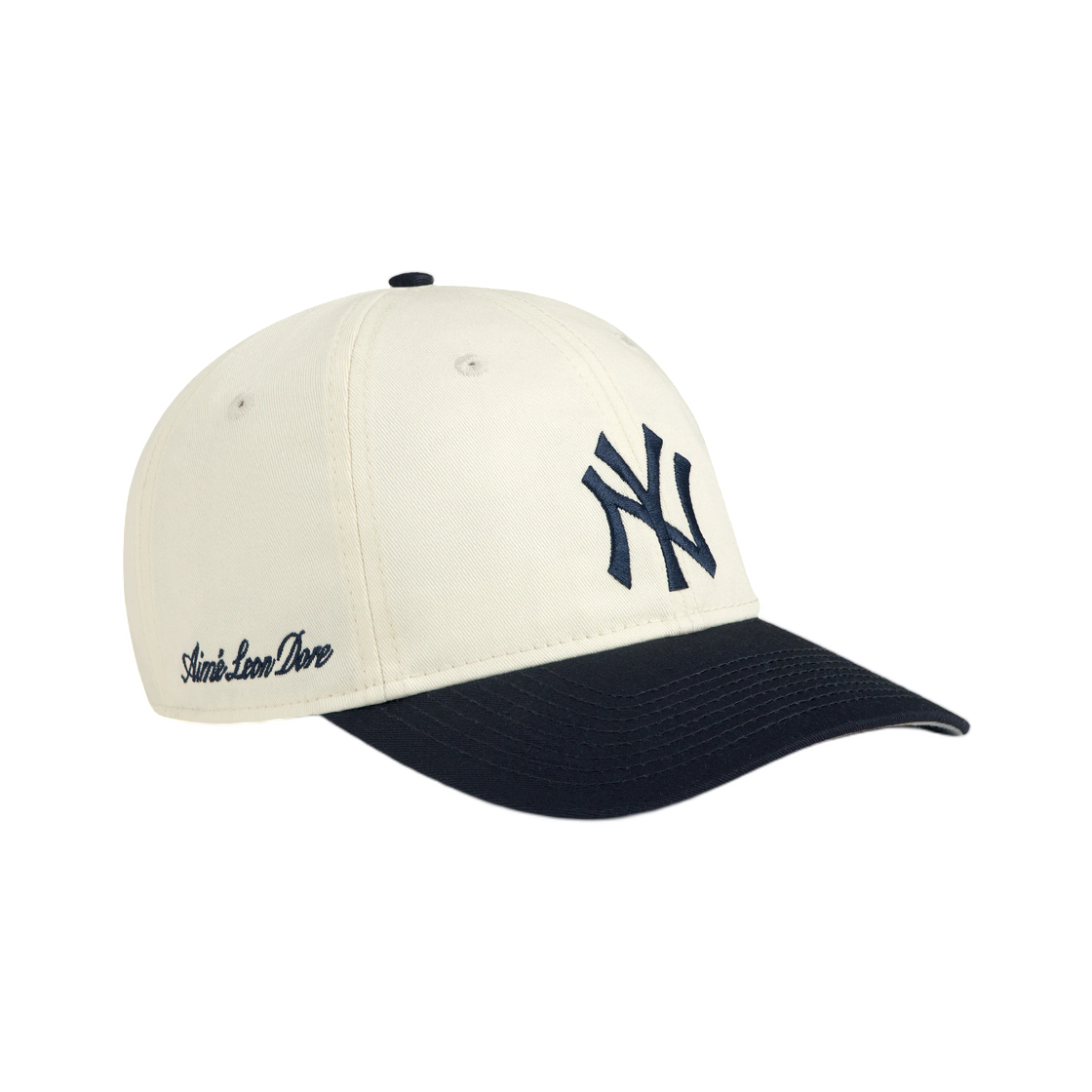 에메 레온 도르 x 뉴에라 뉴욕 양키스 볼파크 햇 프리스틴 네이비(Aime Leon Dore x New Era New York Yankees Ballpark Hat Pristine Navy) - 2