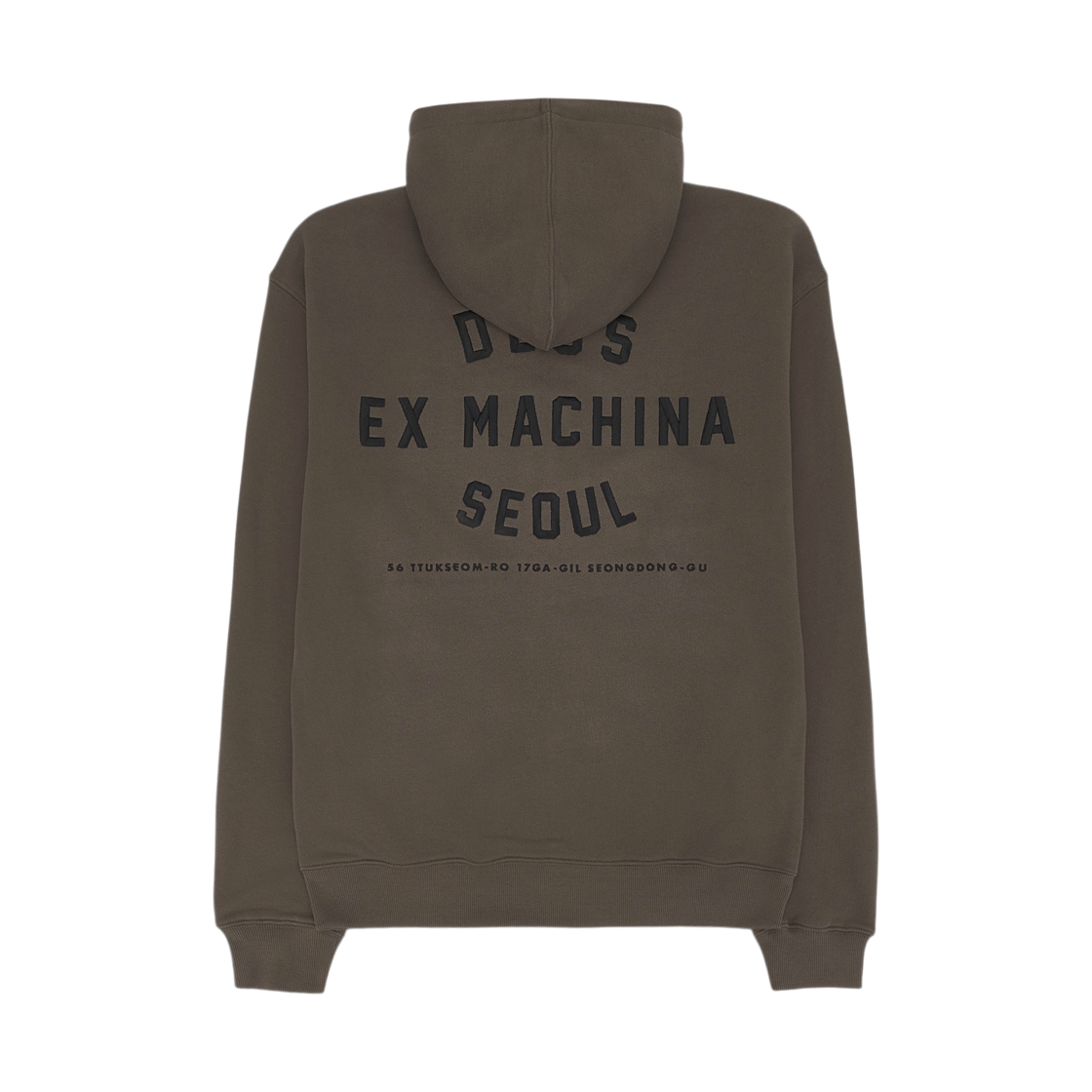 D253UZH010/D261UZH010/D261UZH910-057 Deus Ex Machina College Address Hoodie Zip Up Olive