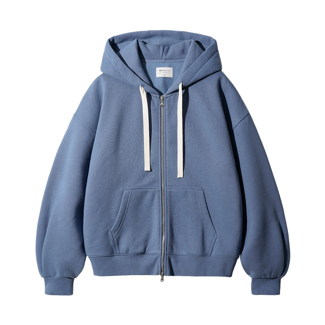 SJHD1539_slateblue_291 FP142 Youthfu Mellow Hoodie Zip-Up Slateblue SJHD1539