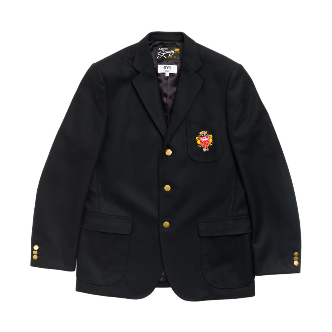준야 와타나베 x 스투시 스포츠 코트 블랙(Junya Watanabe x Stussy Sport Coat Black) - 2