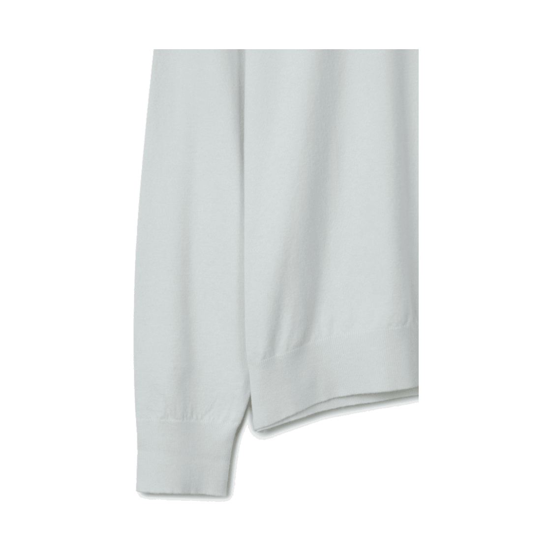 24/7 시리즈 파인 리브드 브이넥 12GG 니트 민트(24/7 series Fine Ribbed V-neck 12GG Knit Mint) - 4