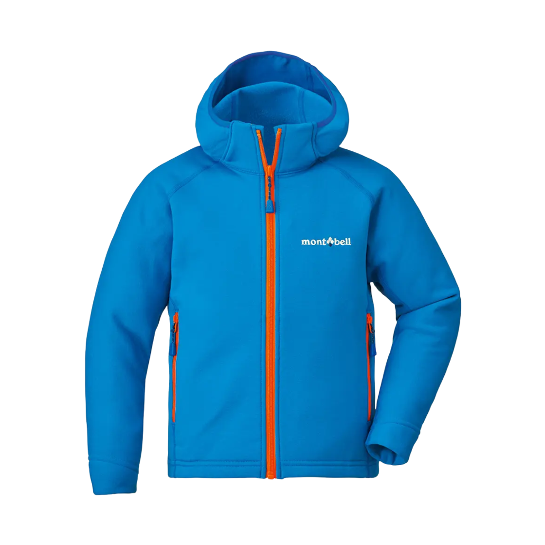 1106624 (Kids) Montbell Trail Action Hooded Jacket Spectrum Blue