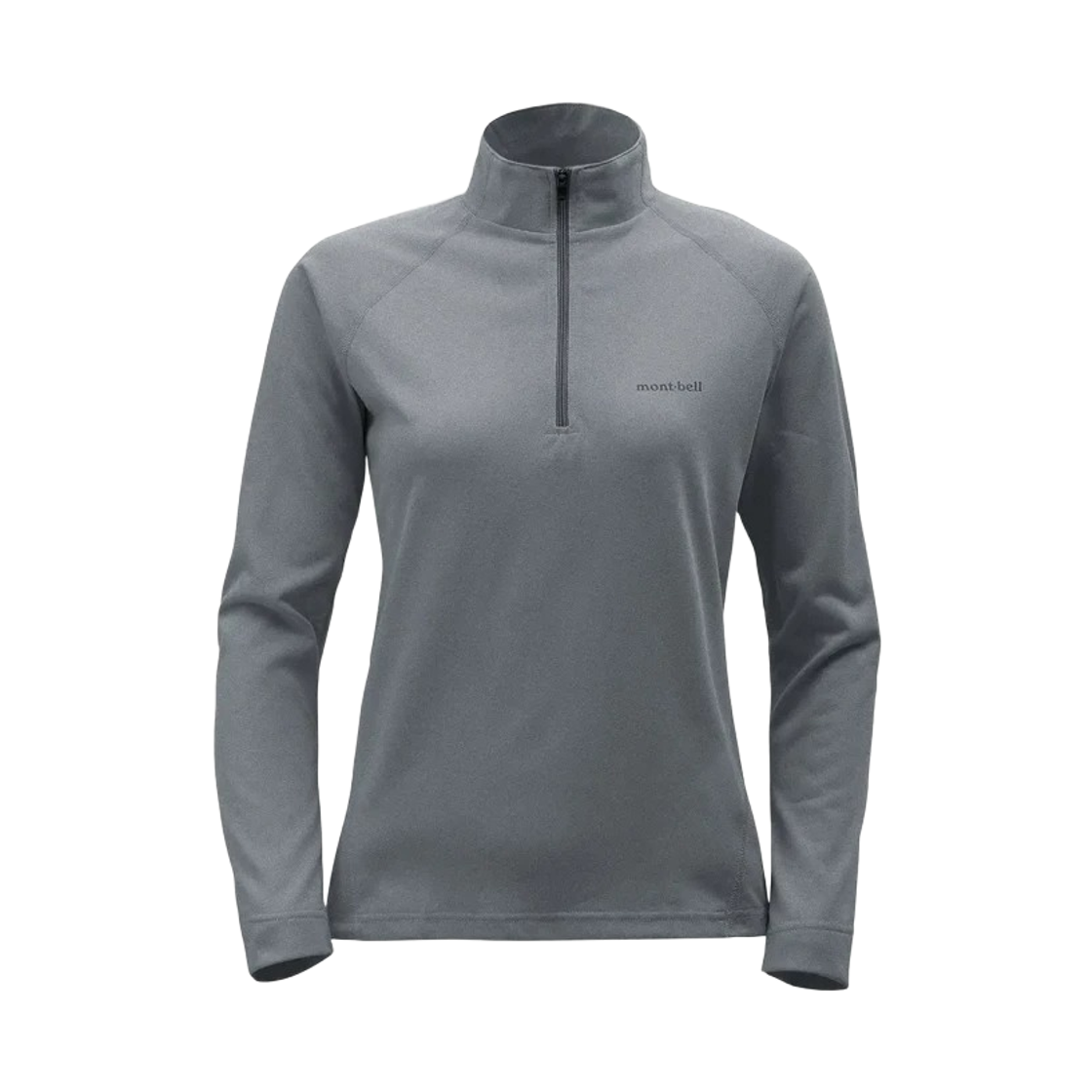 1114125 (W) Montbell Wickron Zip Shirt Dark Gray