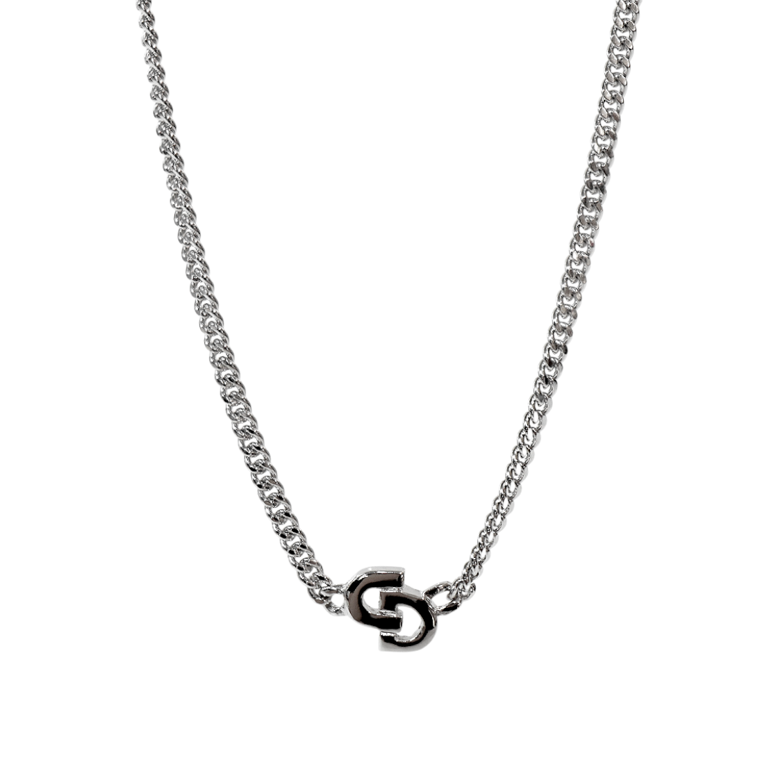 IT93WBT6JTOF Dior CD Chain Silver Necklace