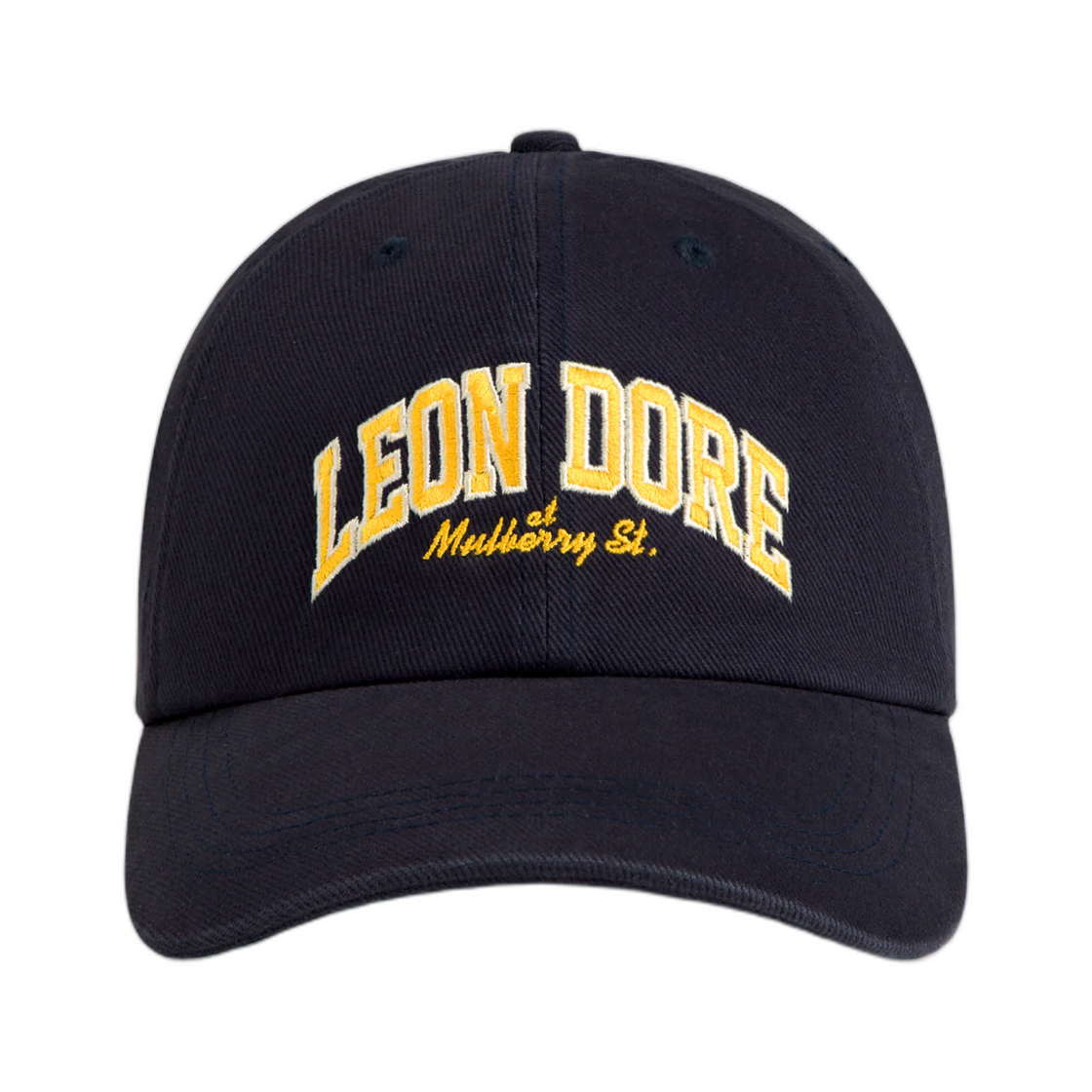 - Aime Leon Dore Mulberry Letterman Hat Navy Blazer