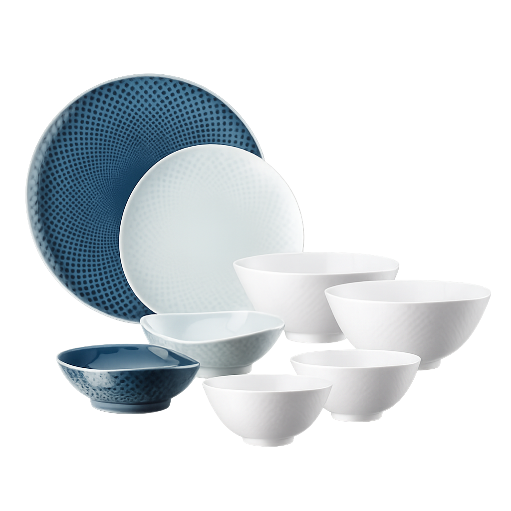 ROSENTHAL011 Rosenthal Junto 2‑Person Home Set (Ocean Blue)