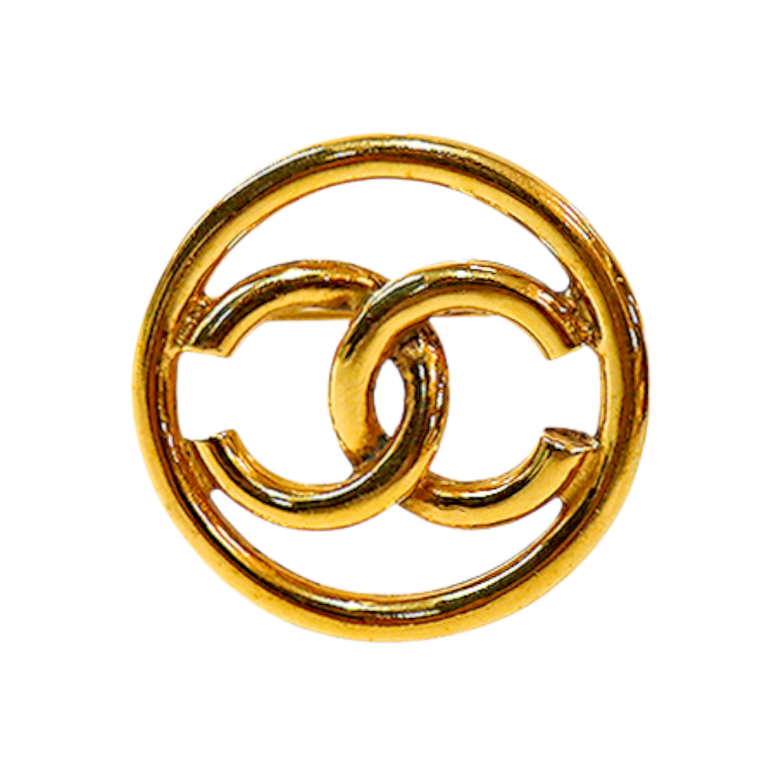 ITMHMFSN2EFQ Chanel Vintage CC Brooch