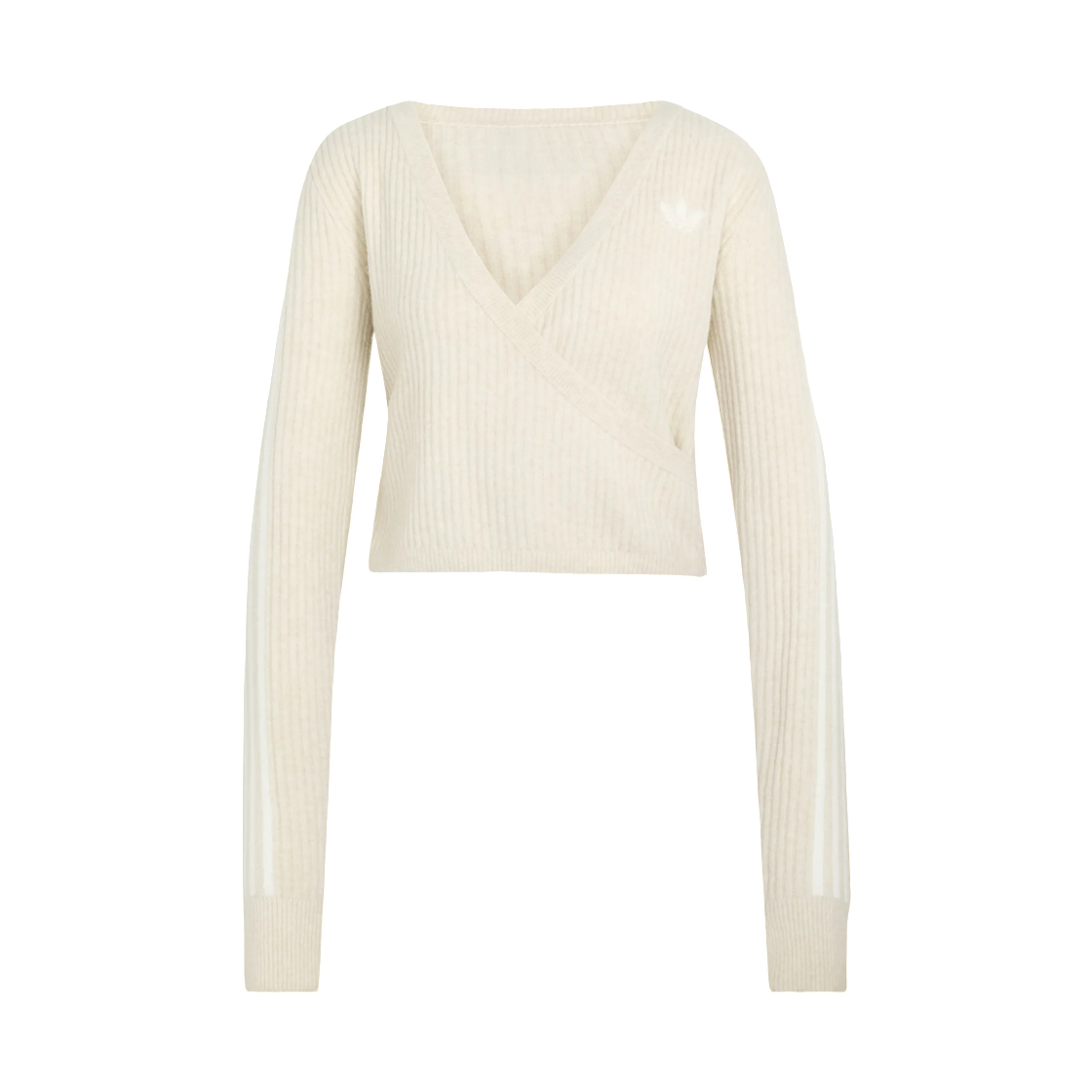 (W) 아디다스 x 제니 니트 랩 어라운드 가디건 블리스 - KR 사이즈((W) Adidas x Jennie Knit Wrap Around Cardigan Bliss - KR Sizing)