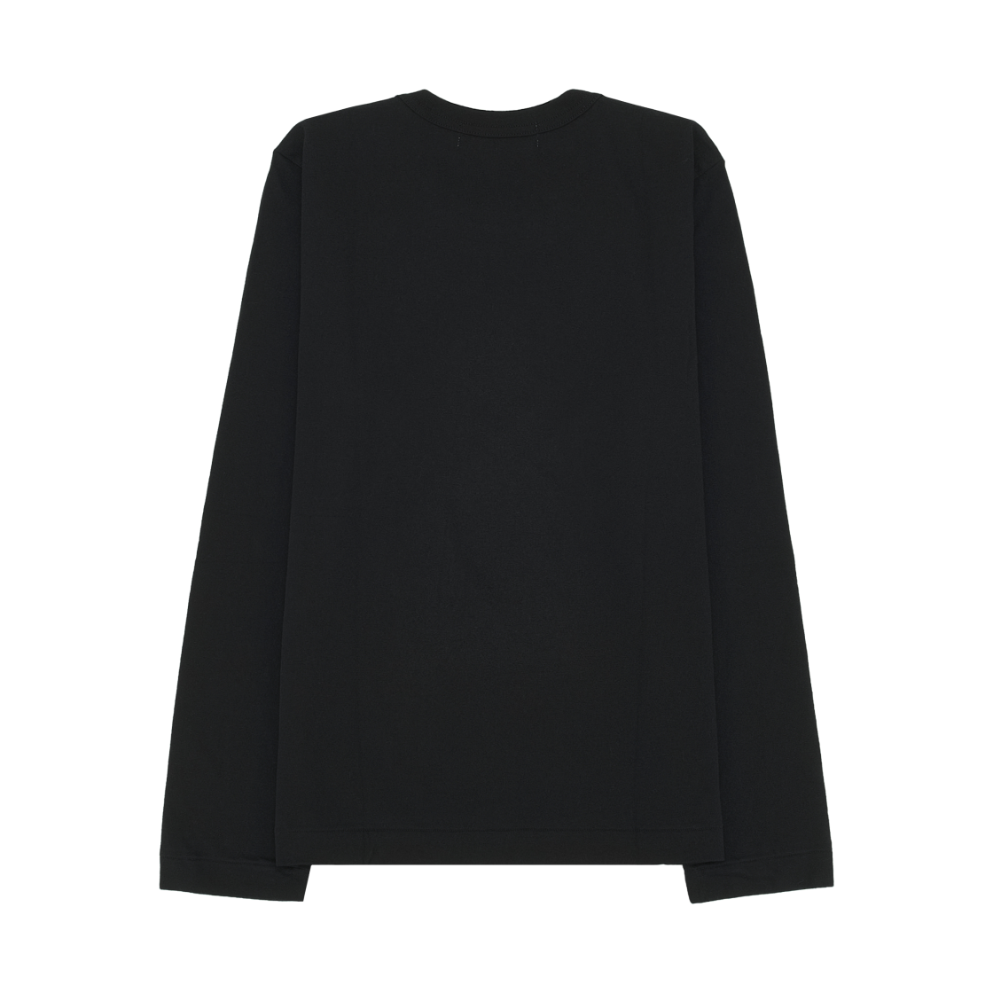 (W) 플레이 꼼데가르송 블랙 하트 롱슬리브 티셔츠 블랙((W) Play Comme des Garcons Black Heart LS T-Shirt Black) - 2