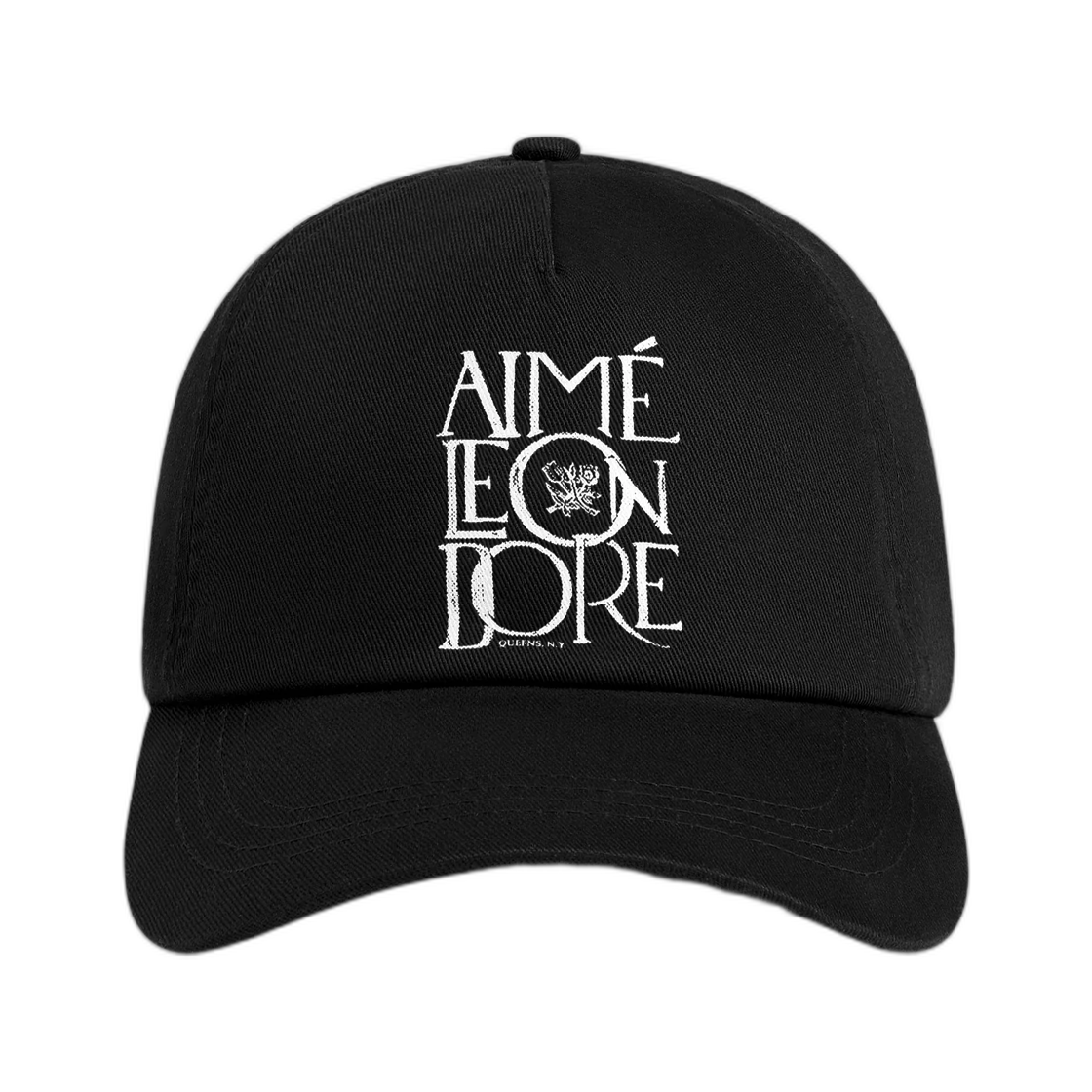 - Aime Leon Dore Stacked Logo Hat Jet Black