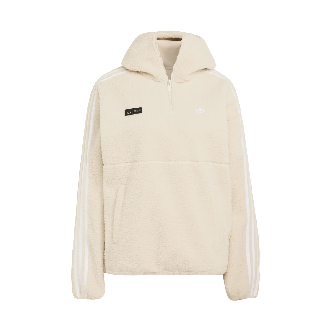 LD4967 (W) Adidas x Jennie Fleece Hooded Jacket Oatmeal - KR Sizing