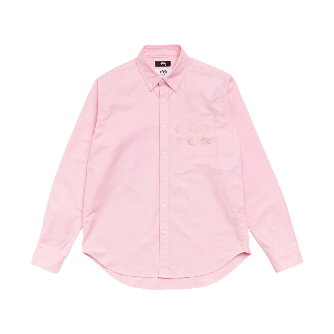 준야 와타나베 x 스투시 버튼 다운 셔츠 핑크(Junya Watanabe x Stussy Button Down Shirt Pink)