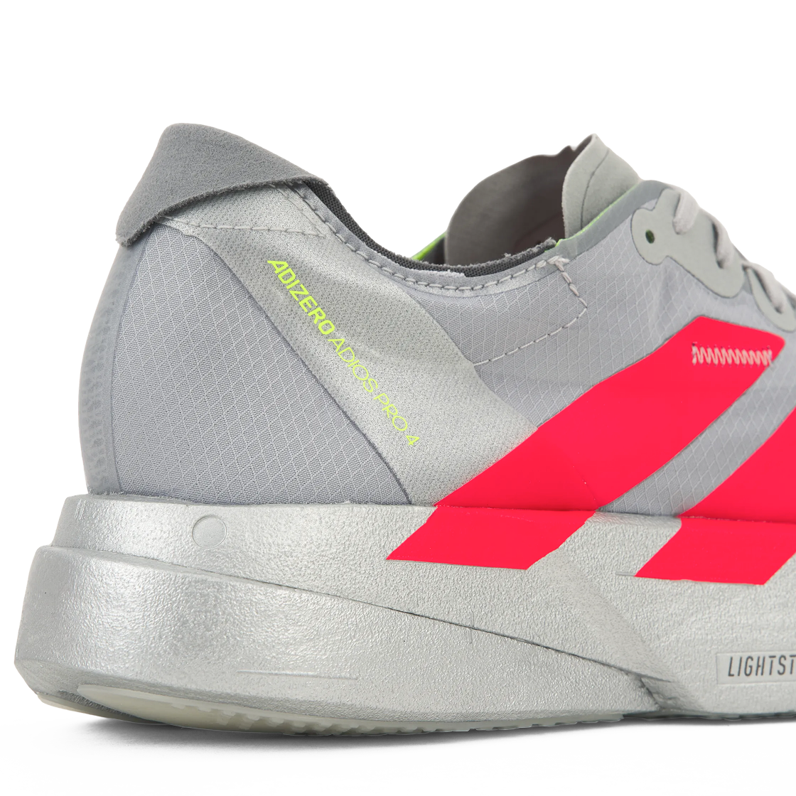 아디다스 아디제로 아디오스 프로 4 실버 메탈릭 루시드 레드(Adidas Adizero Adios Pro 4 Silver Metallic Lucid Red) - 8