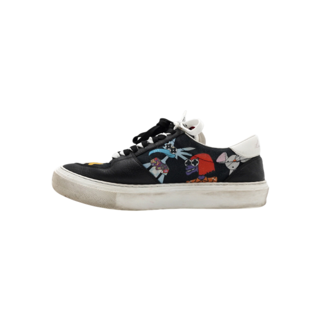 ITKAC7AW5BBD Louis Vuitton Virgil Abloh Limited Edition Ollie Friends Sneakers Black